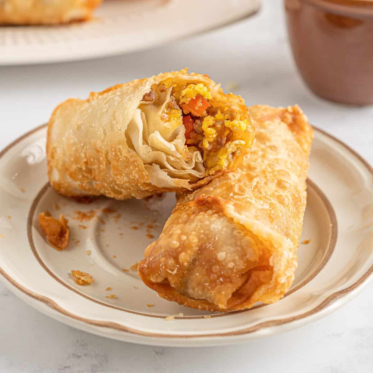 Roulés aux œufs du petit-déjeuner