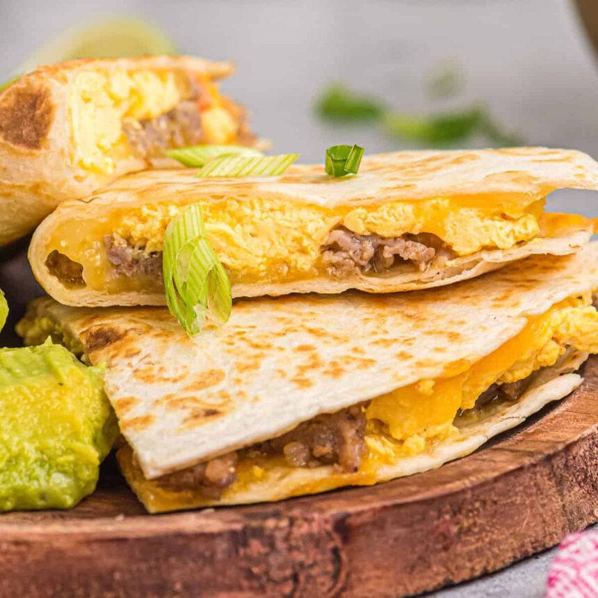 Quesadillas de Petit-Déjeuner
