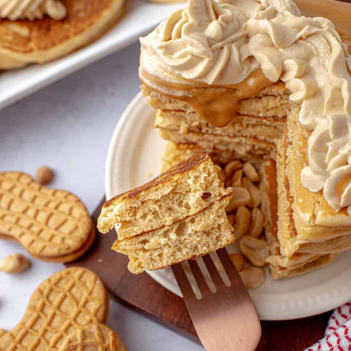Pancakes au Beurre de Cacahuète