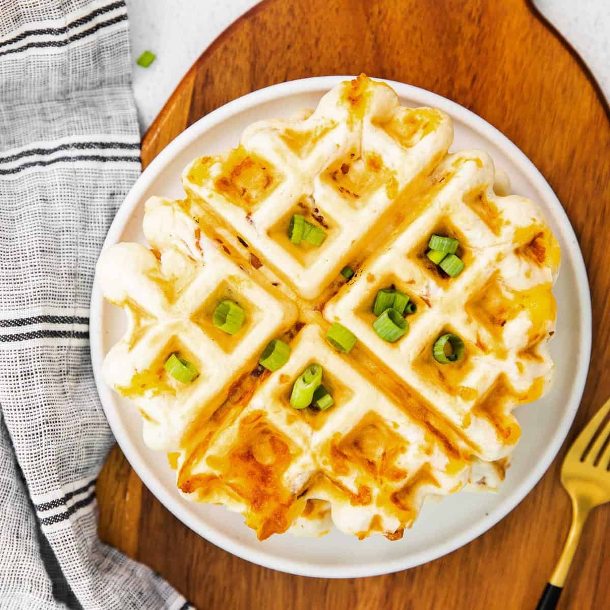 Gaufres Savoureuses au Bacon et Cheddar