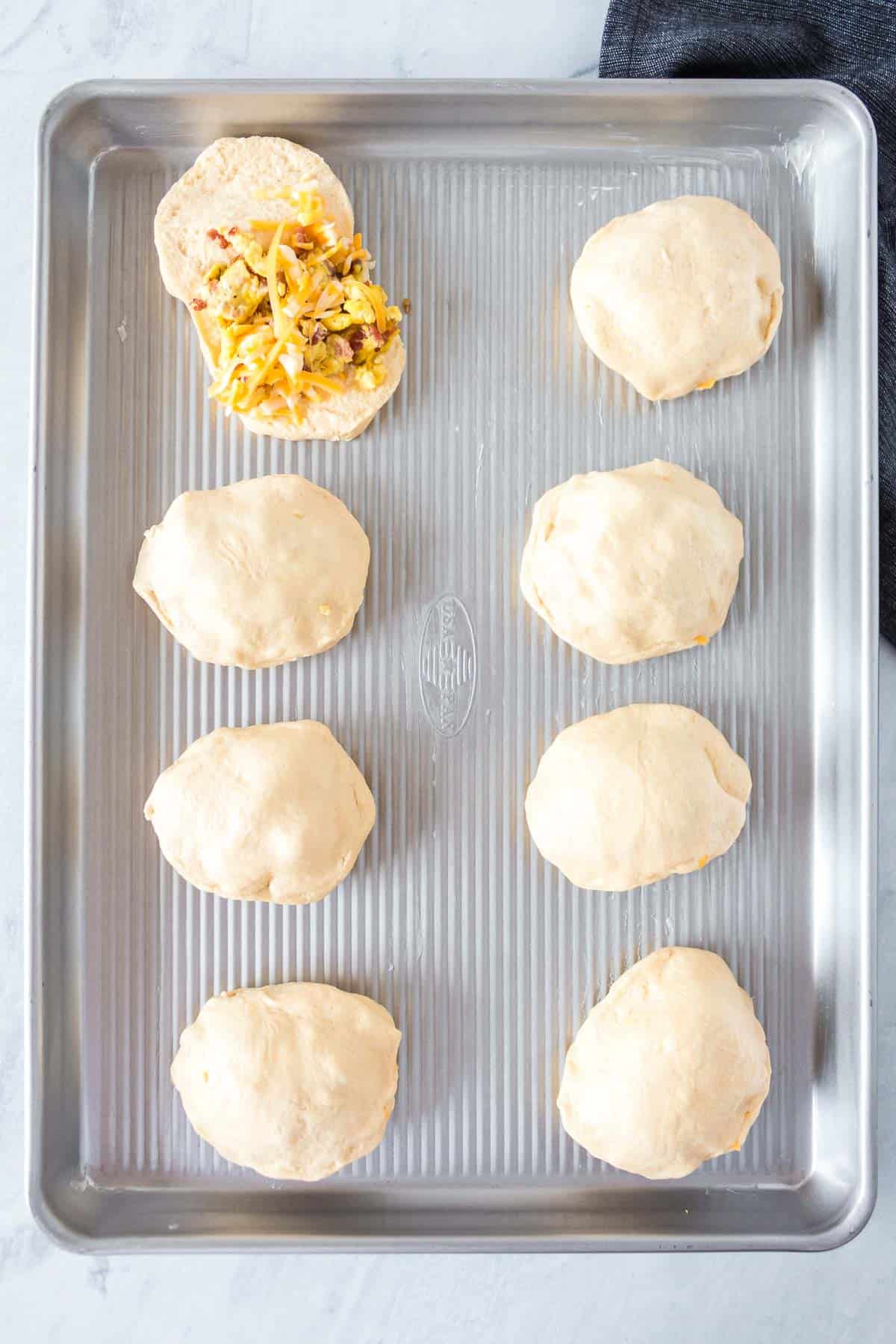 Biscuits non cuits.