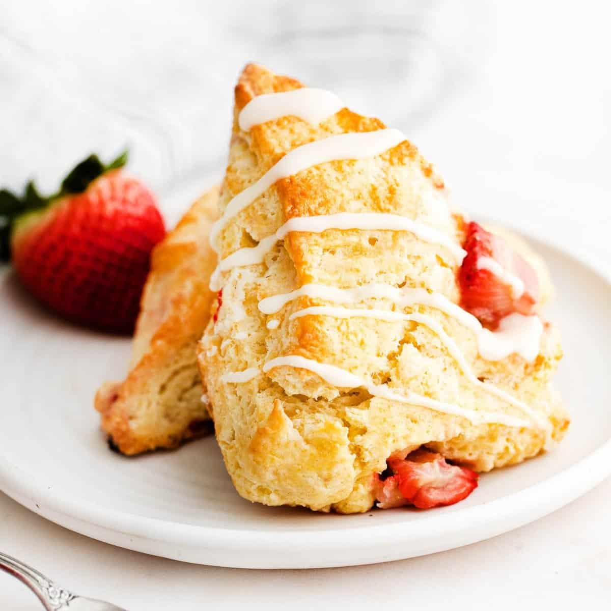 Scones aux Fraises