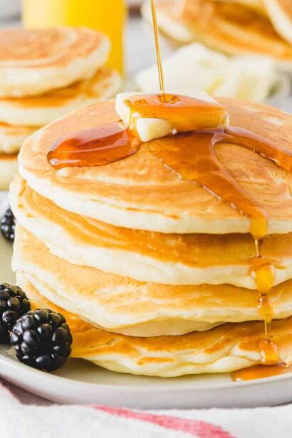 Pancakes au levain oublié