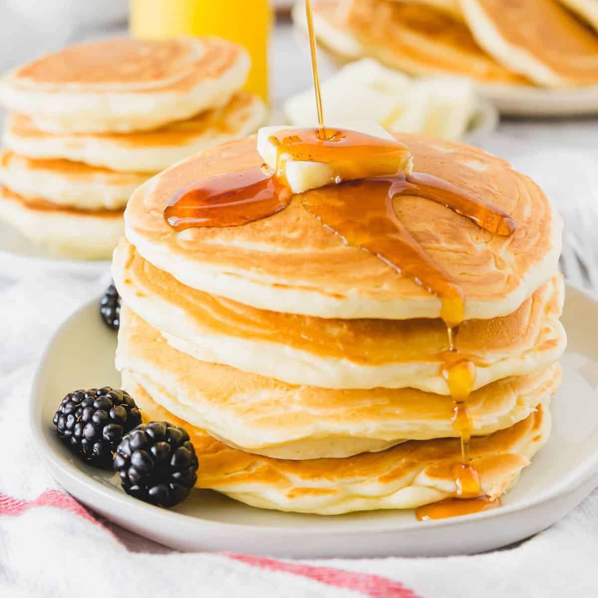 Pancakes au levain oublié