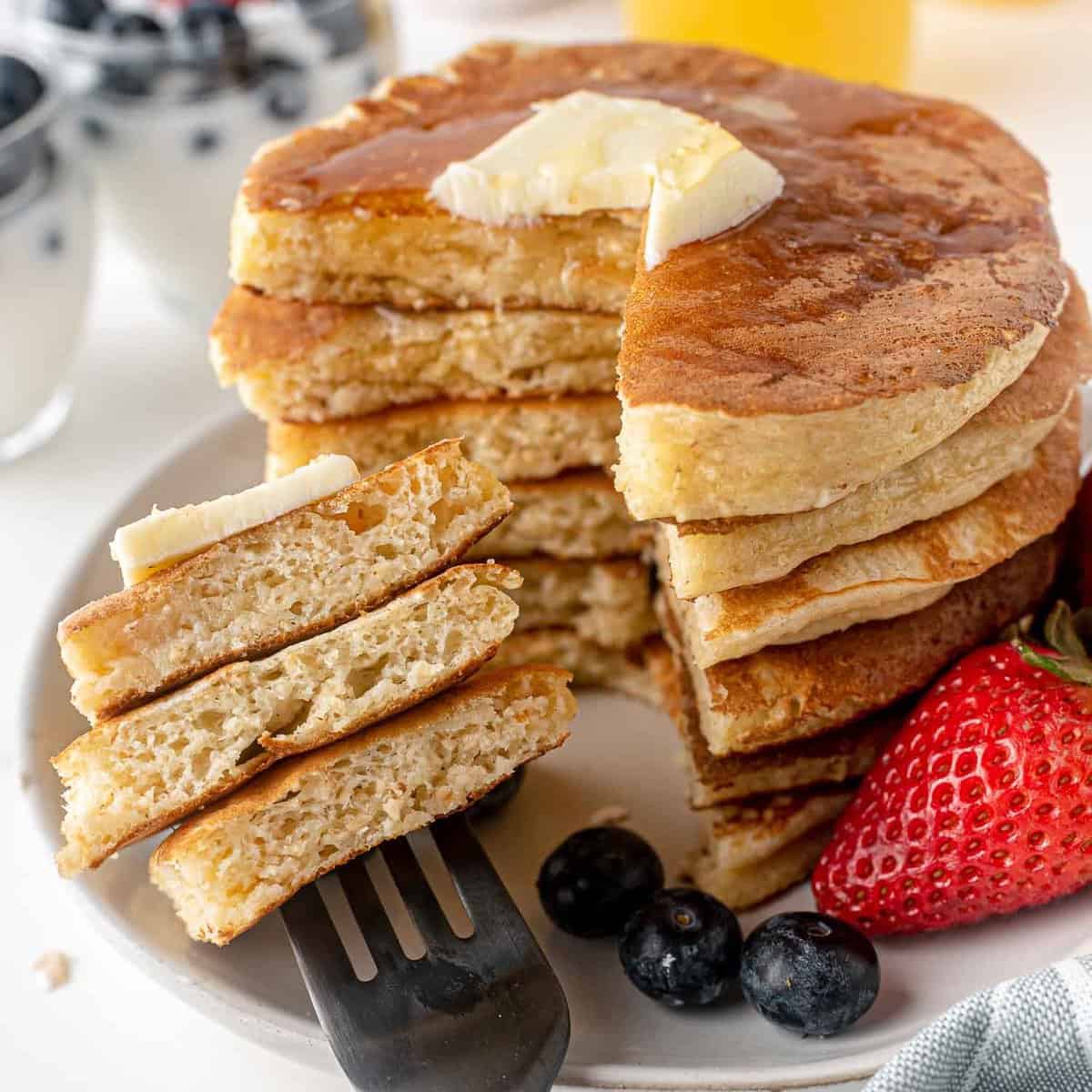 Pancakes au Yaourt Grec