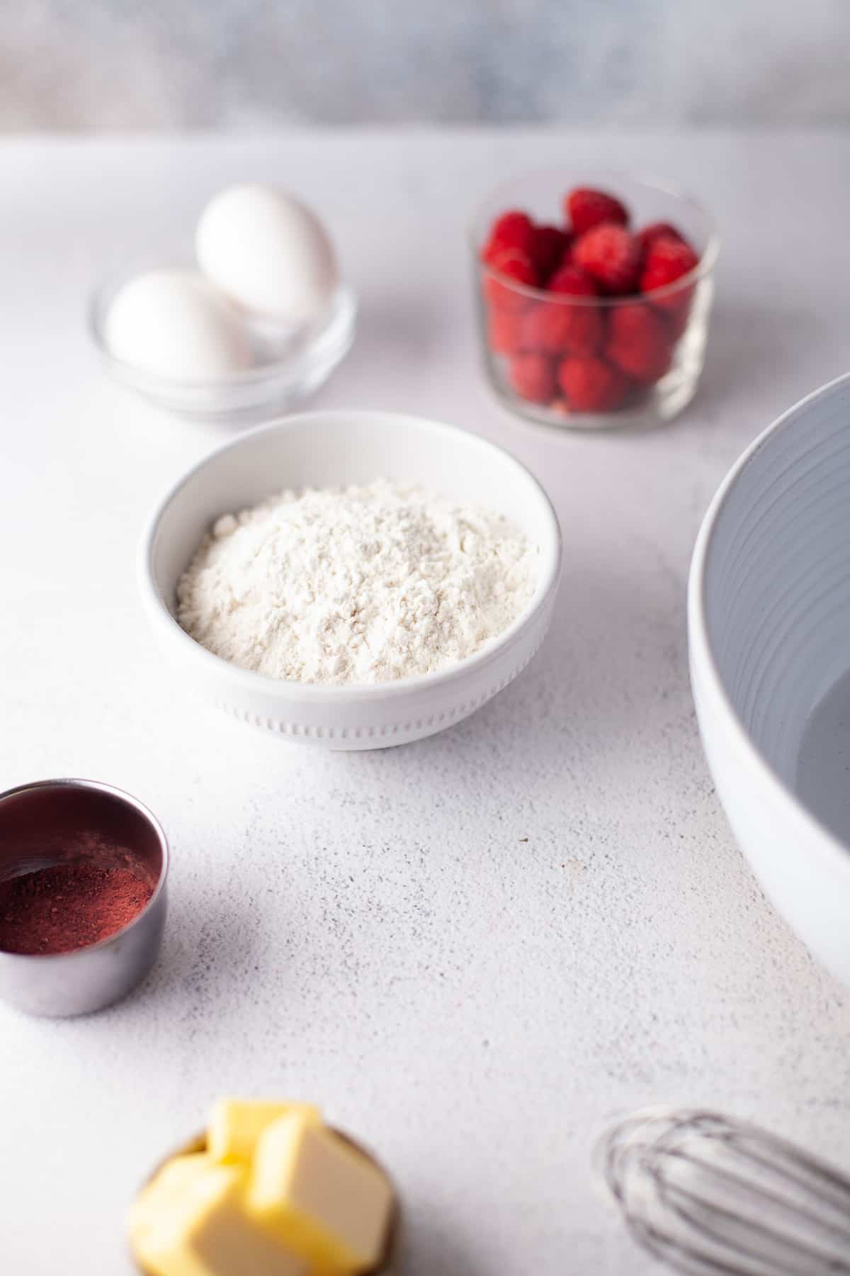 Ingrédients nécessaires pour la recette.