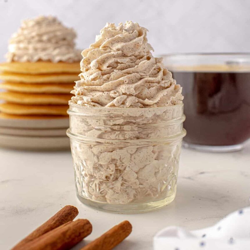 Crème fouettée à la cannelle