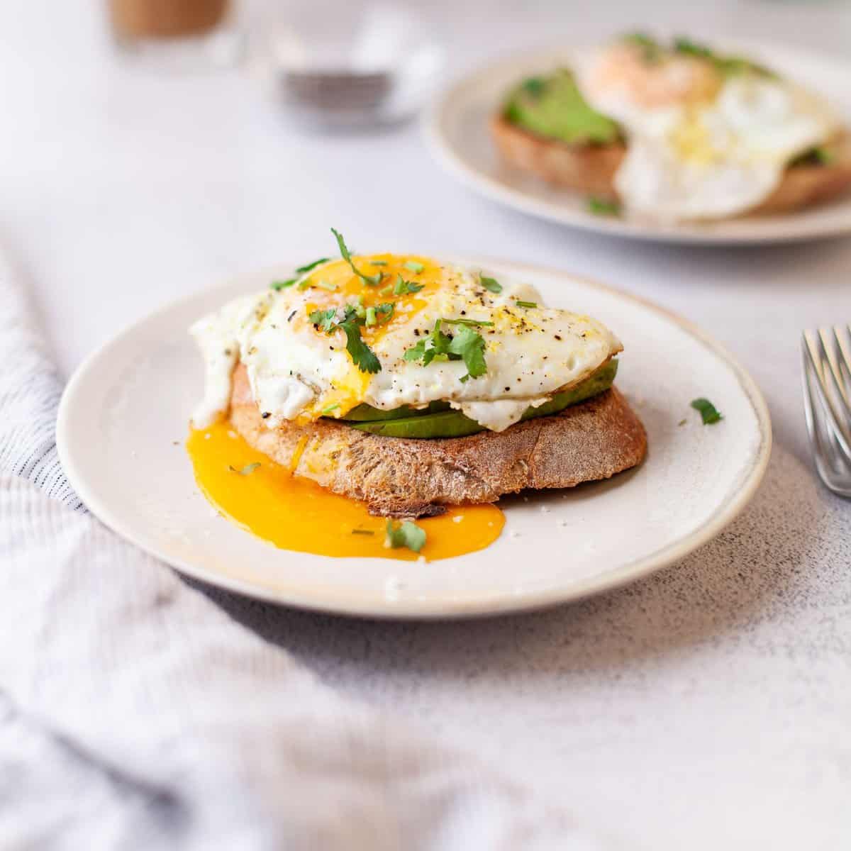 Tartine d'Avocat avec Œuf