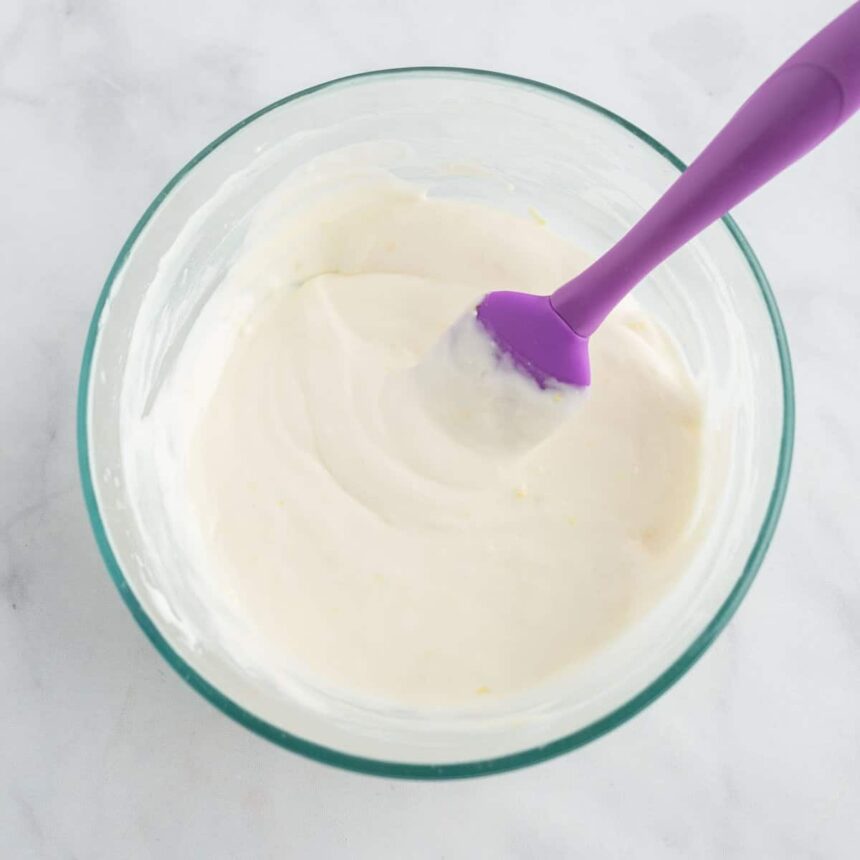 Glaçage au fromage à la crème et au citron