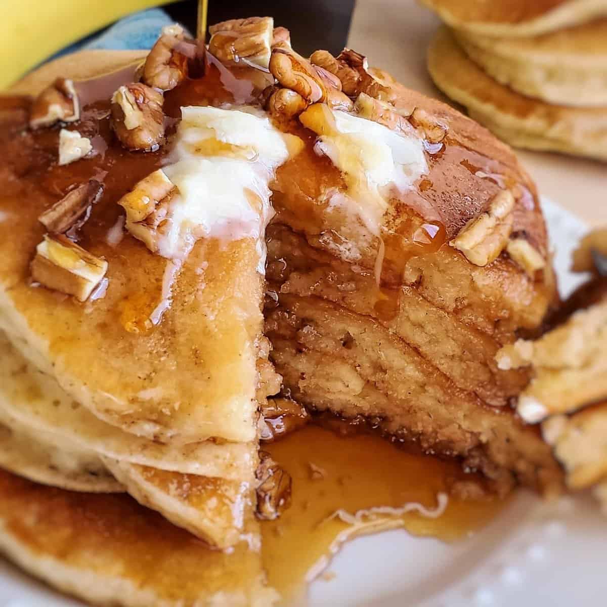 Pancakes à la Banane et au Beurre Noisette