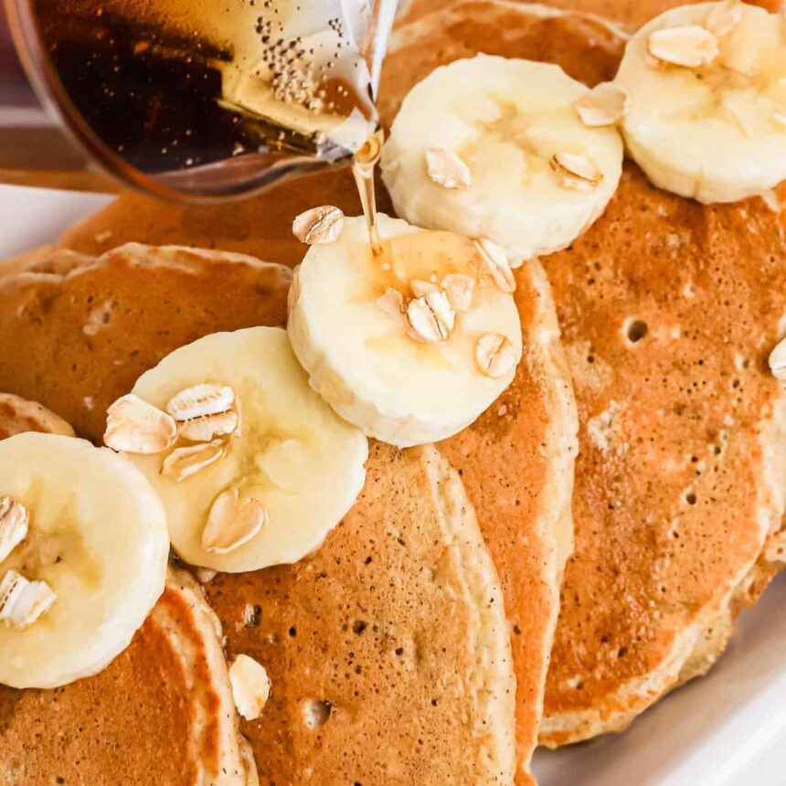Pancakes à la banane et à l'avoine