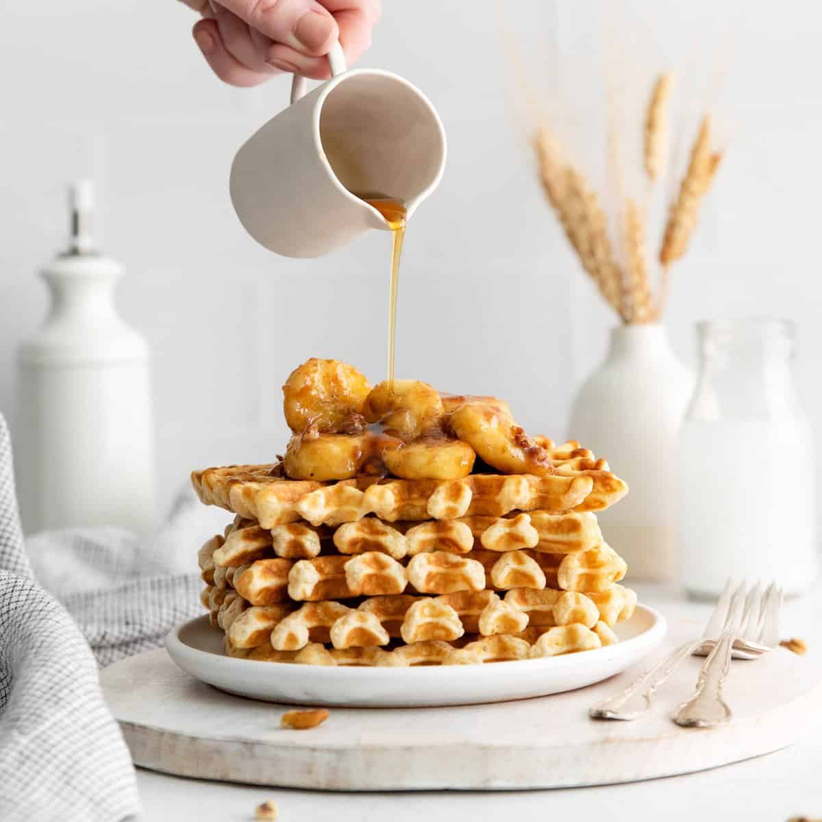 Gaufres Bananas Foster