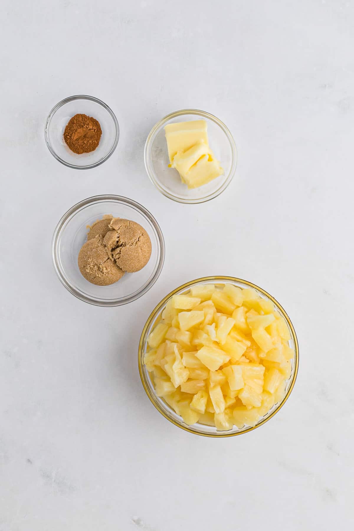 Ingrédients nécessaires pour la recette.