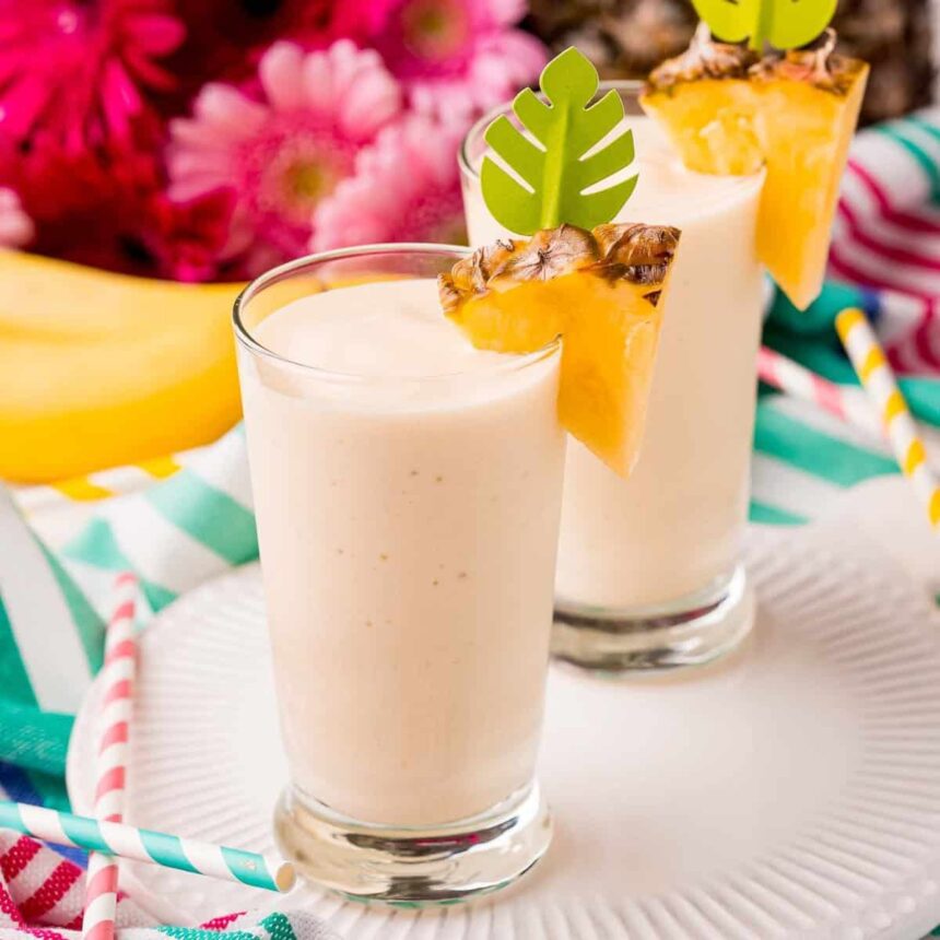 Smoothie à l'ananas