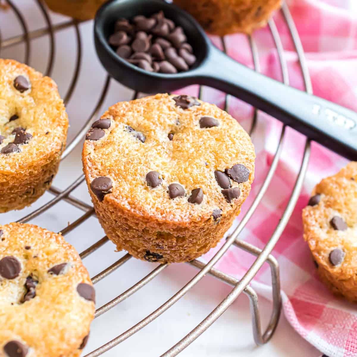 Mini Muffins au Mélange de Pancakes aux Pépites de Chocolat