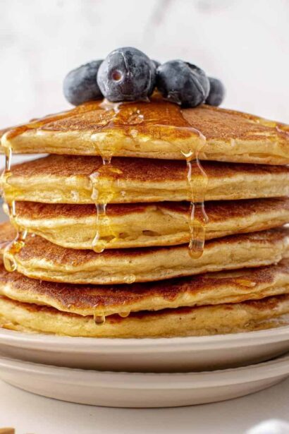 Pancakes Pauvres en Glucides