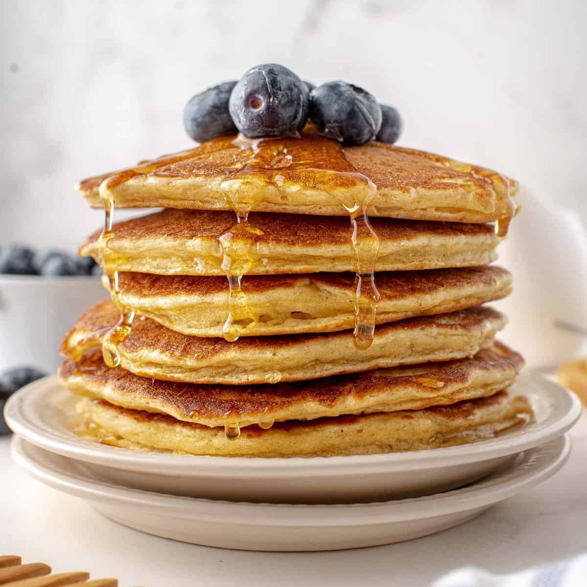 Pancakes Pauvres en Glucides