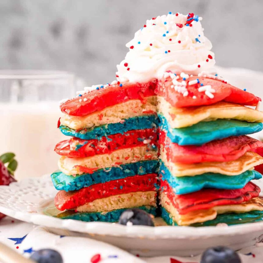 Pancakes Rouges, Blancs et Bleus