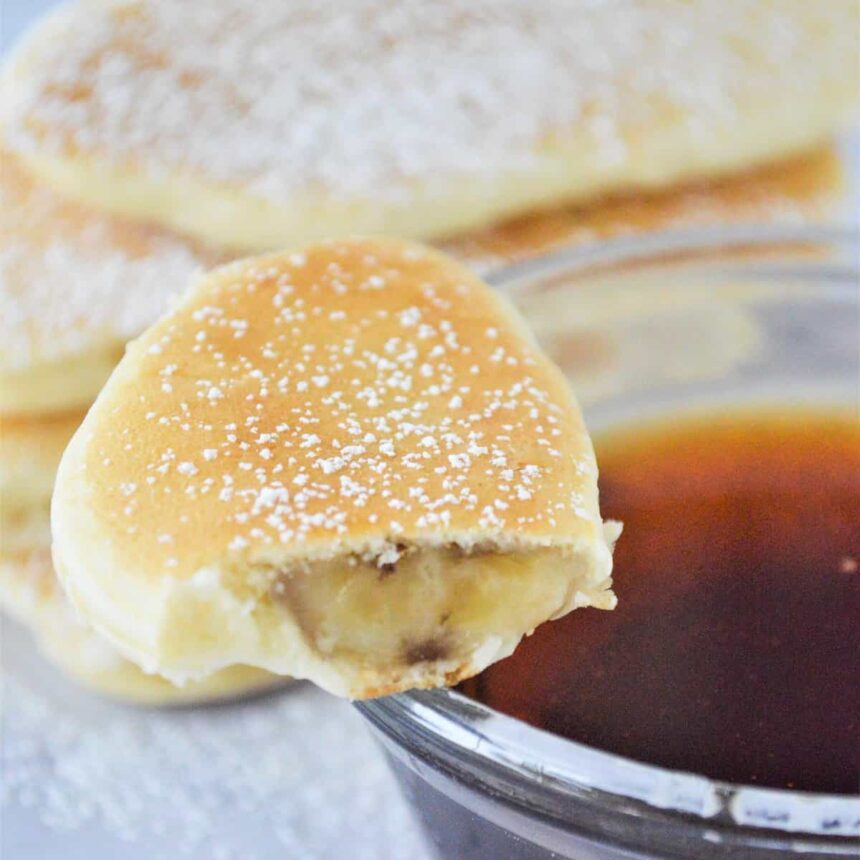 Dippers de Pancakes à la Banane – 4 Ingrédients !