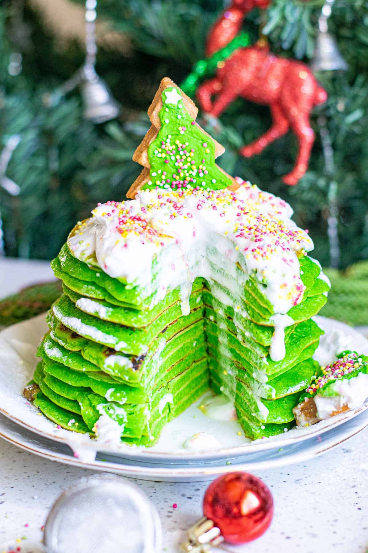 Pancakes de Noël – festifs et éclatants !