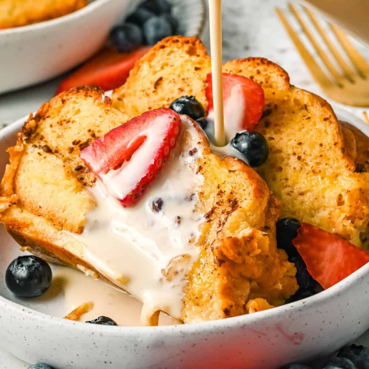 Casserole de Pain Perdu aux Trois Laits