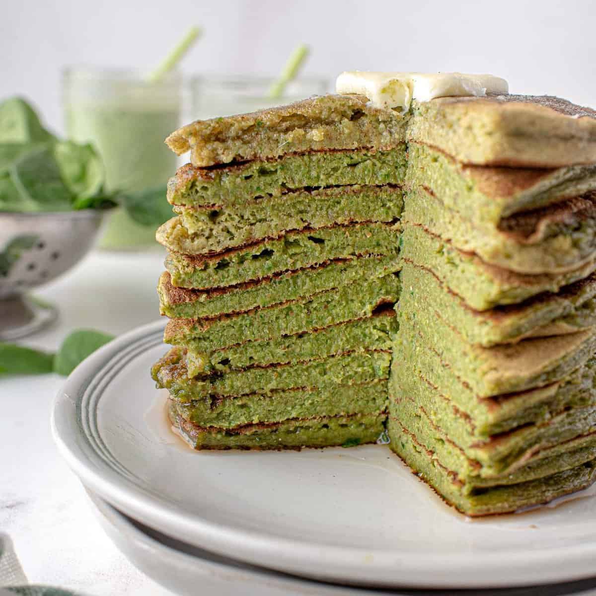 Pancakes aux Smoothies Verts
