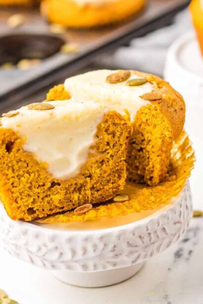 Muffins potiron et cream cheese