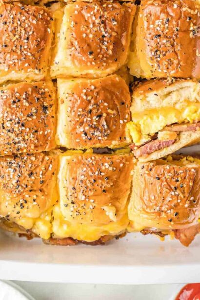 Mini-Burgers du Matin Façon Everything Bagel