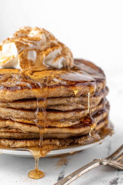 Pancakes au lait de poule alcoolisé – avec ou sans gluten