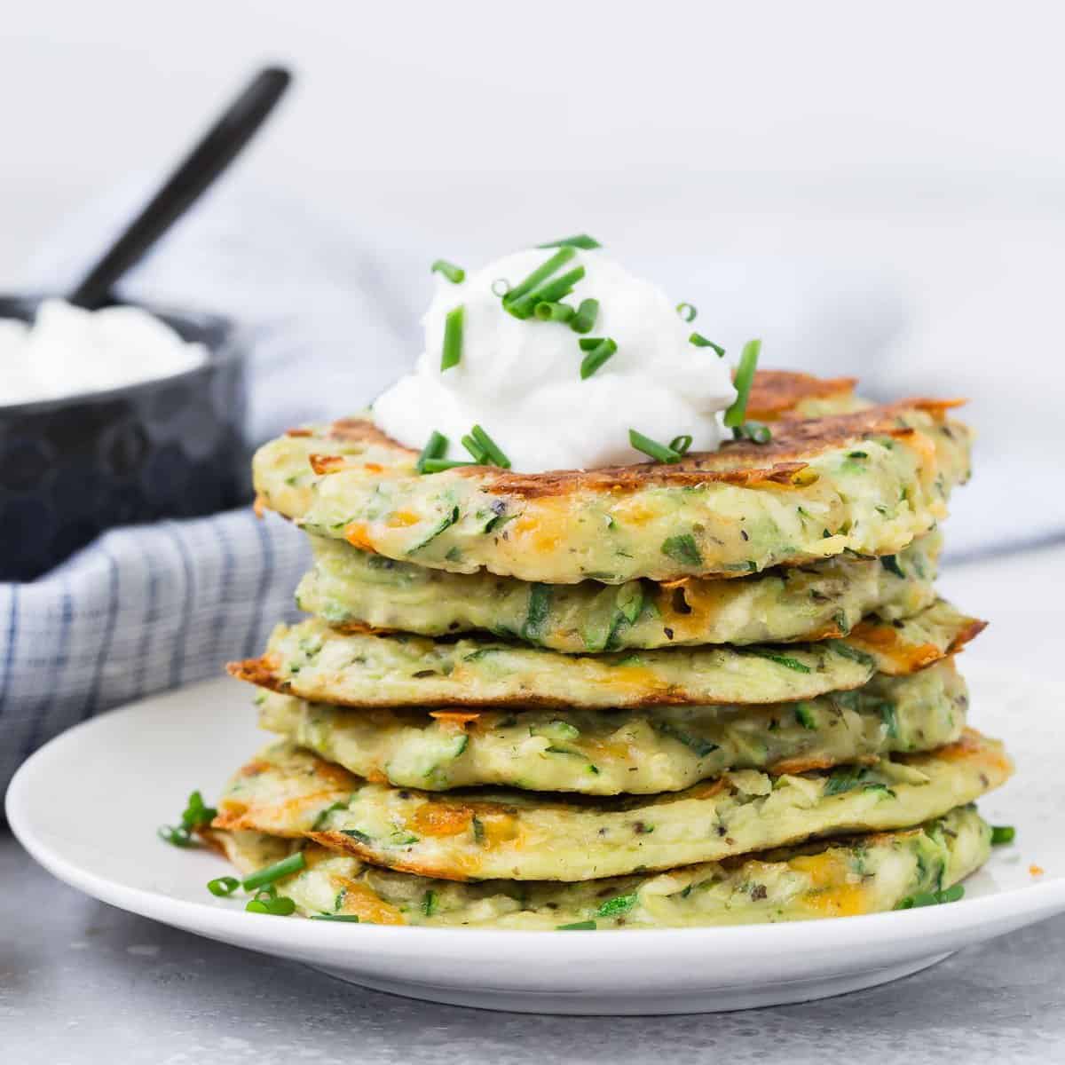 Beignets de Courgettes au Cheddar et Ă la Ciboulette