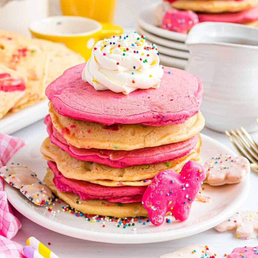 Pancakes façon sablés animaux glacés