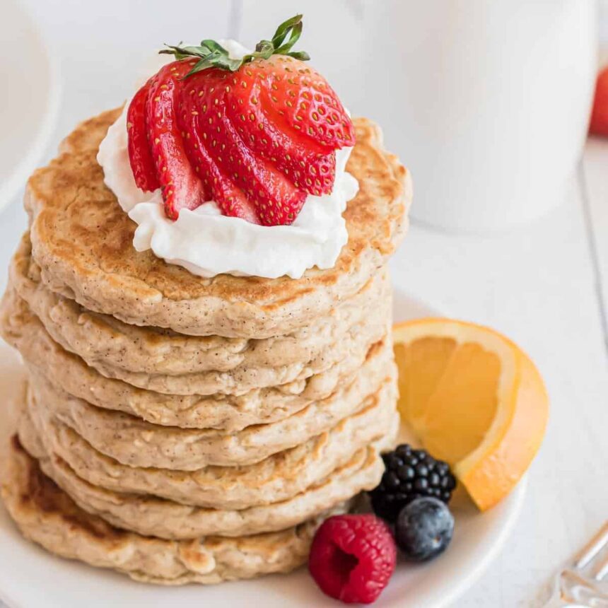 Pancakes à l’avoine – bien épais et moelleux !