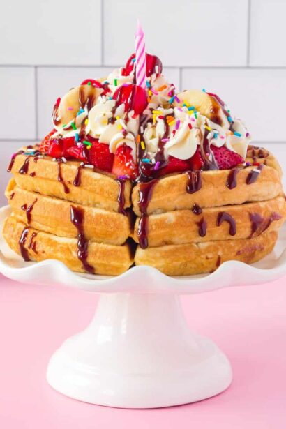 Gaufres façon Banana Split