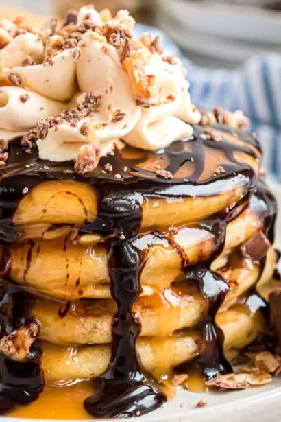 Pancakes façon Snickers