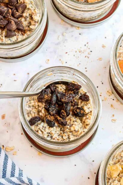 Préparation maison de sachets individuels de Porridge Express