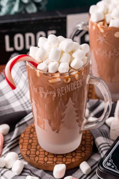 Chocolat Chaud à la Menthe Poivrée
