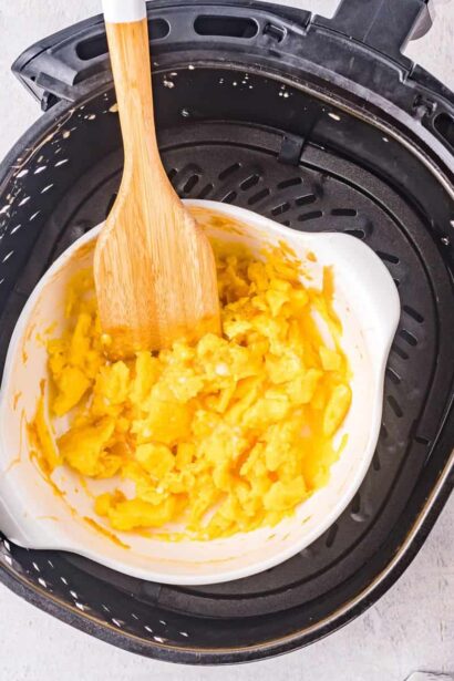 Oeufs Brouillés à la Friteuse à Air