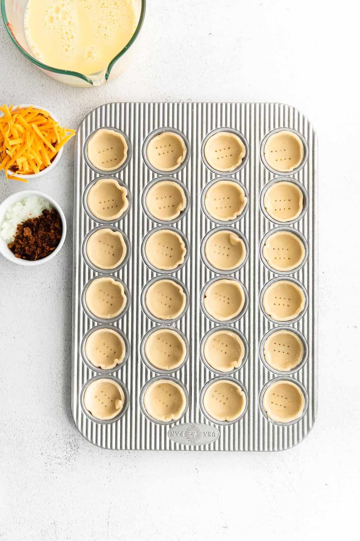 Croûtes non remplies.