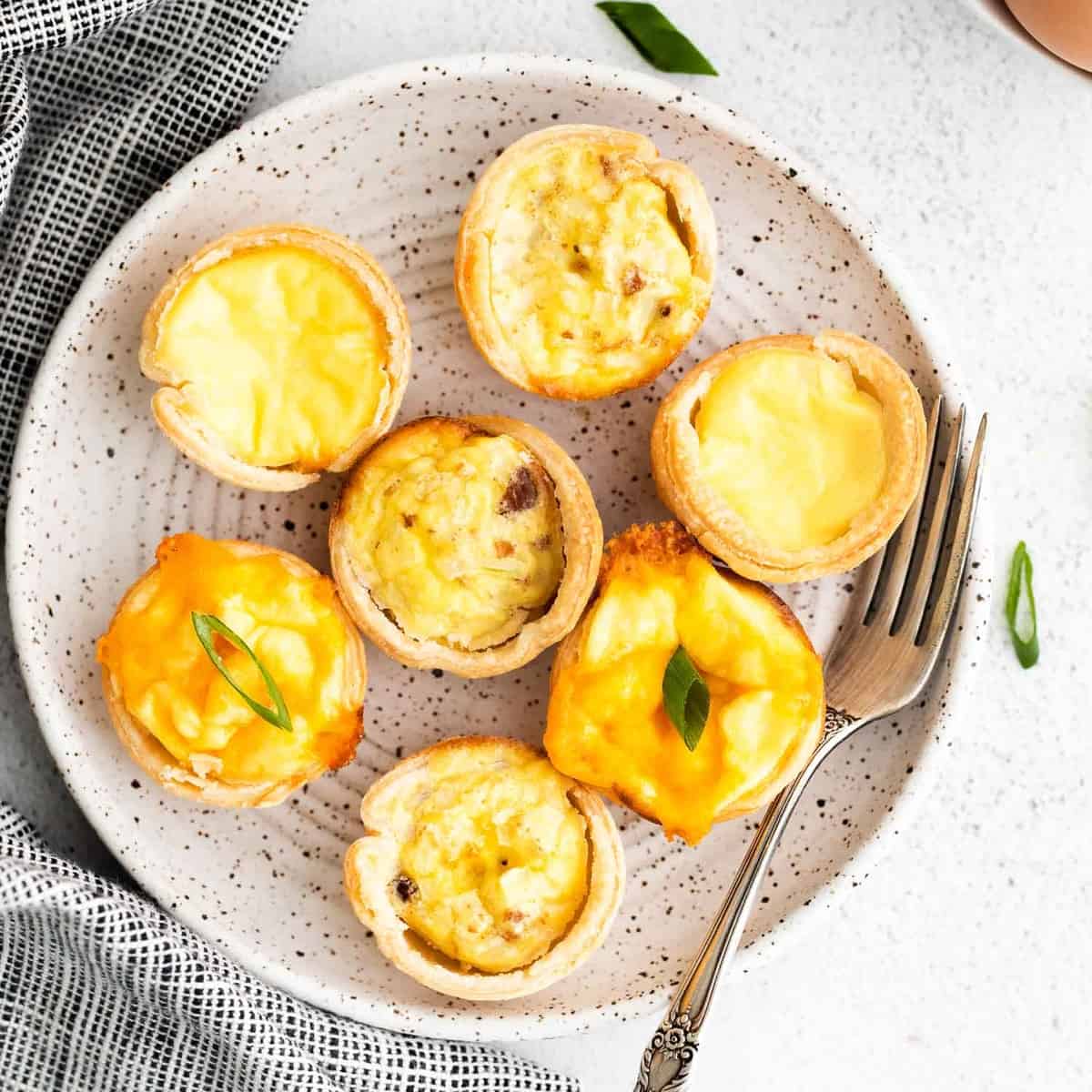 Recette de Mini-Quiches (3 Variétés)