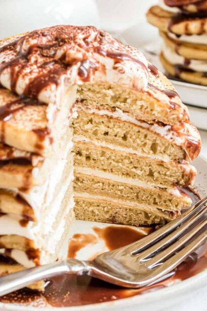 Pancakes au Tiramisu