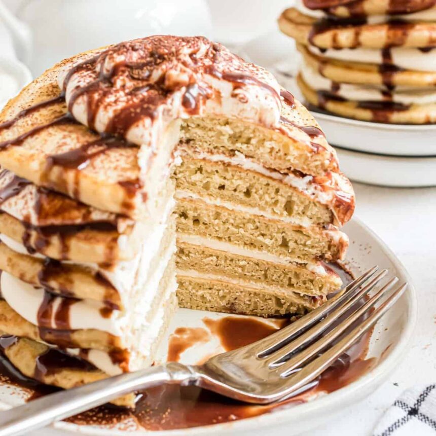 Pancakes au Tiramisu