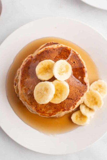 Pancakes sains à la banane – naturellement sucrés