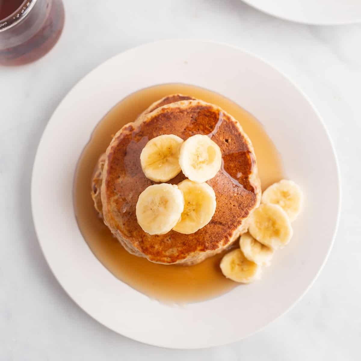 Pancakes sains à la banane – naturellement sucrés