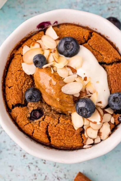 Pancake aux Myrtilles façon Baked Oatmeal – La Tendance TikTok