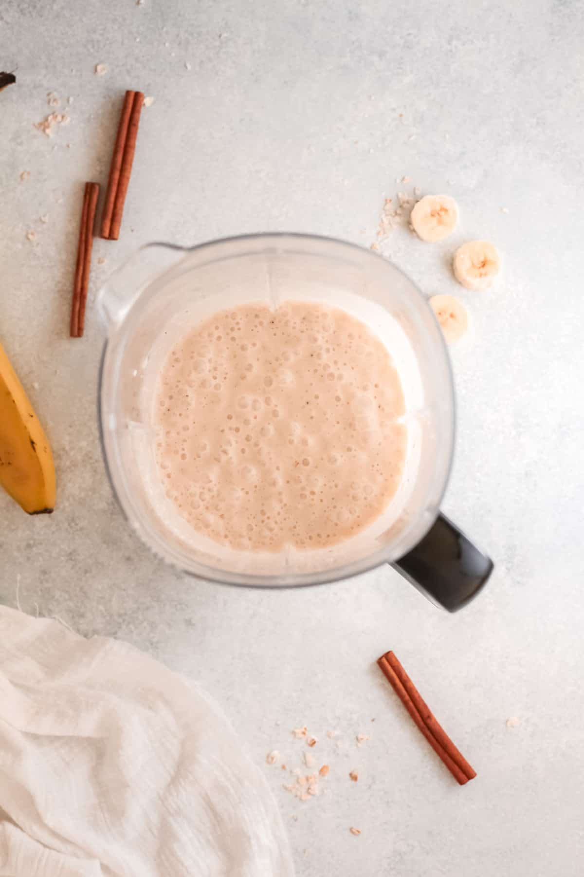 Smoothie après avoir mixé.