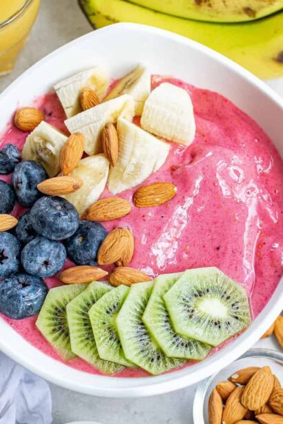 Bol de Smoothie aux Framboises