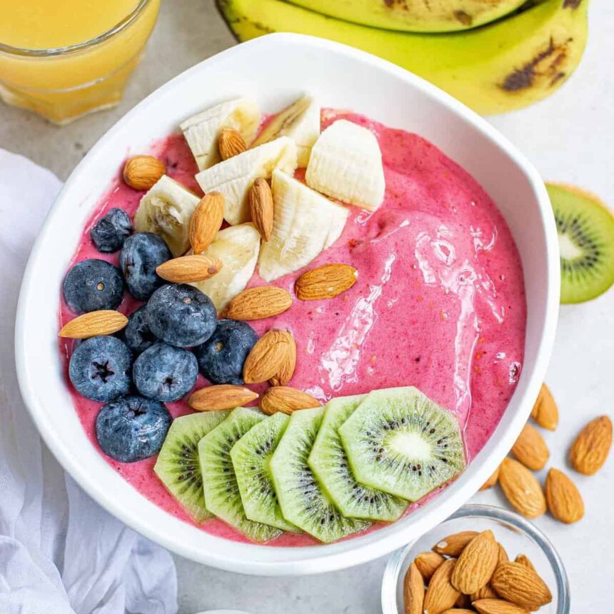 Bol de Smoothie aux Framboises