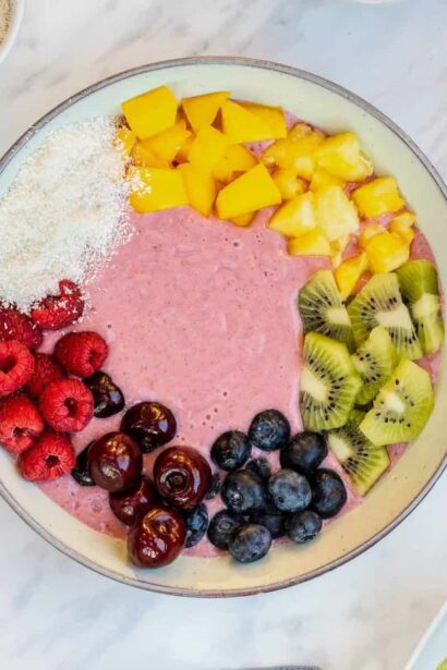 Bowls de Smoothie Arc-en-Ciel