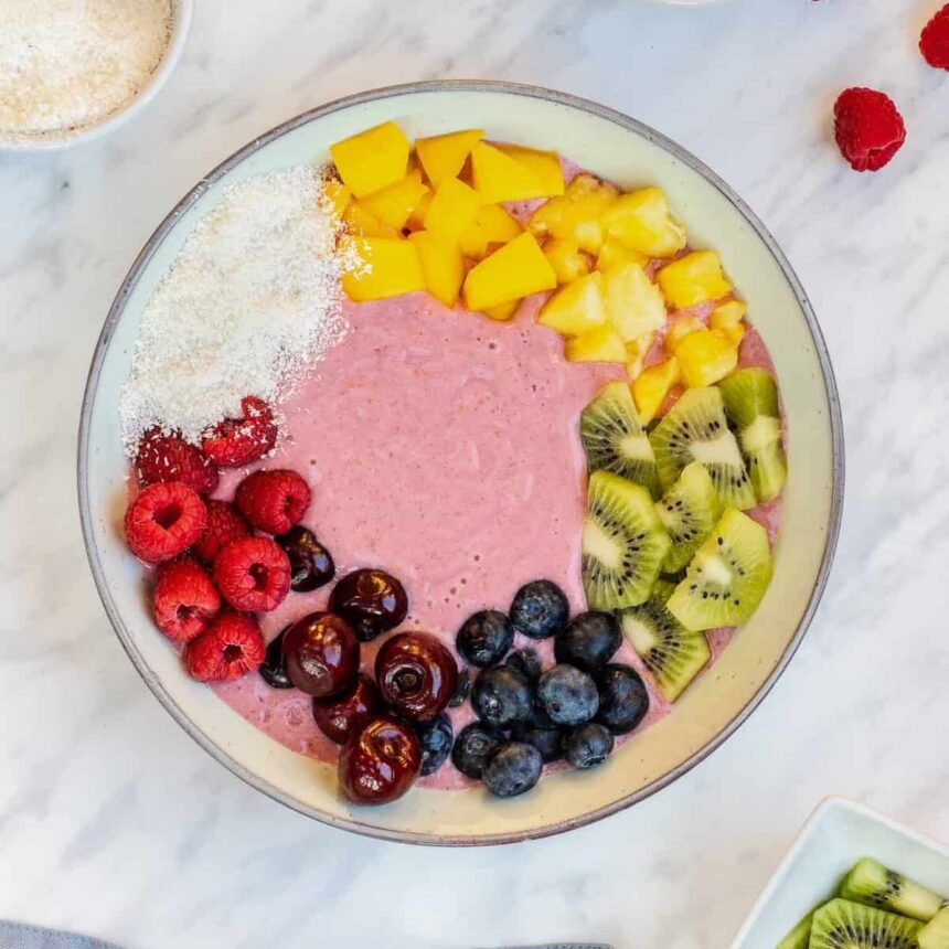 Bowls de Smoothie Arc-en-Ciel
