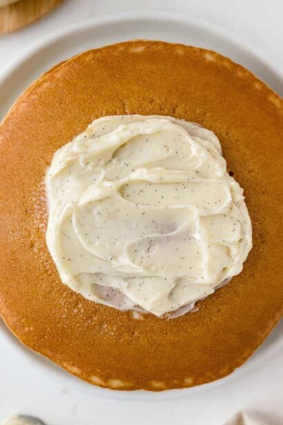 Pancakes au beurre vanillé